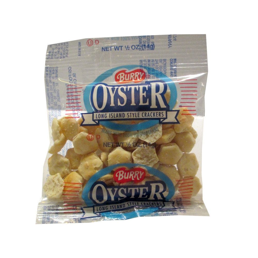 Burry Small Oyster Crackers - 0.5 oz. bag, 150 per case