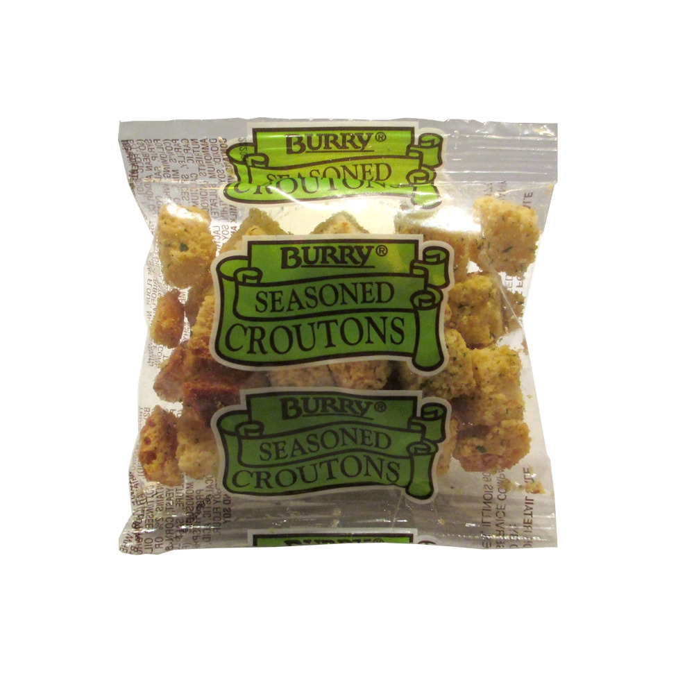 Burry Foods Croutons Seasoned Portion Pack , 0.25 Ounce -- 250 Count