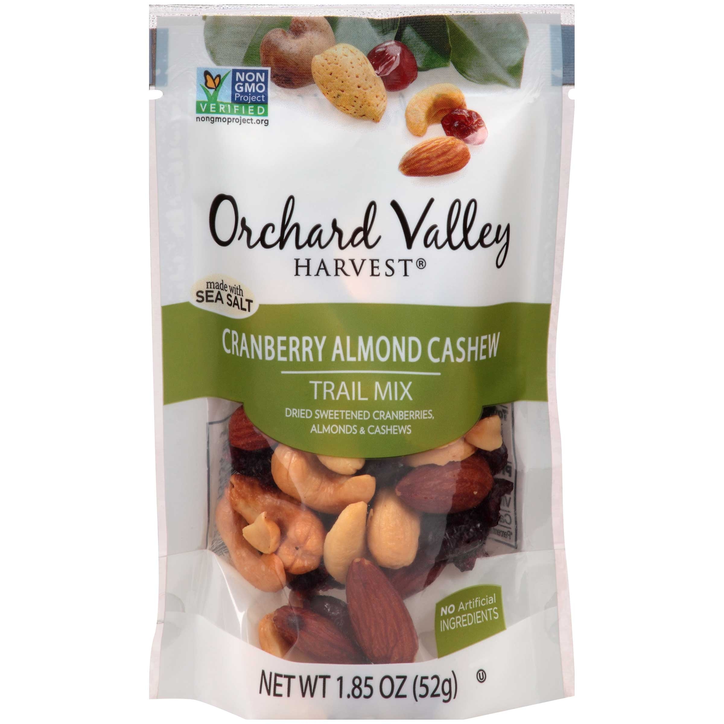 Orchard Valley Cranberry Almond Cashew Trail Mix, 1.85 Ounce -- 30 per case.