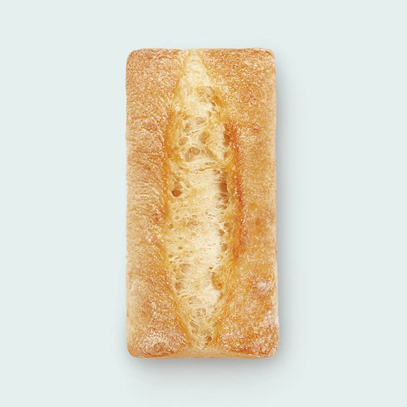 Boulart Original Sliced Ciabatta Sandwich Bun -- 48 per case.