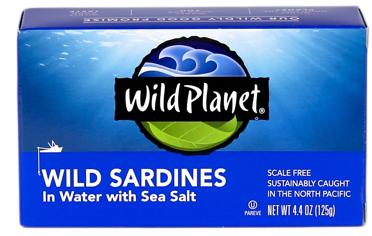 Wild Planet Foods Wild Sardines in Water, 4.4 Ounce -- 12 per case