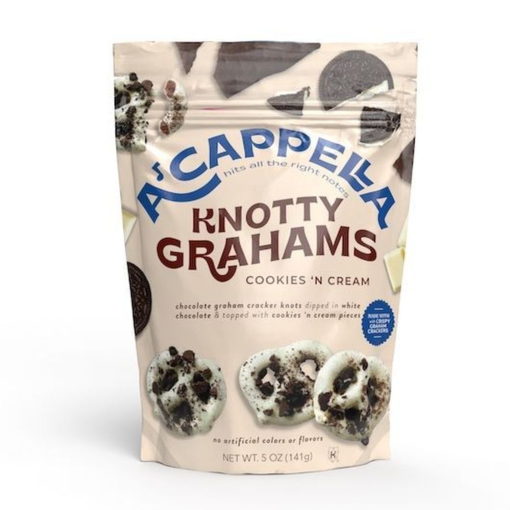 Made In Nature Acappella Cookies N Cream Knotty Grahams, 4.5 Ounce -- 6 per case