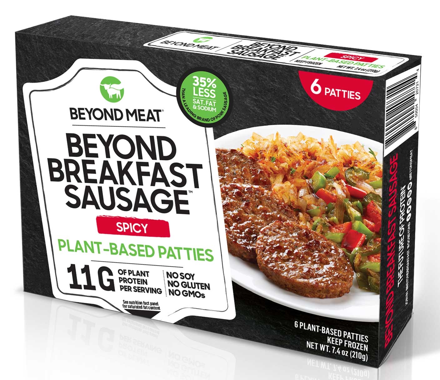 Beyond Spicy Breakfast Sausage Patty, 7.4 Ounce -- 12 per case