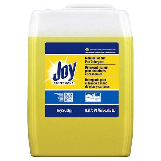 Joy Lemon Dishwashing Liquid, 5 Gallon Cube