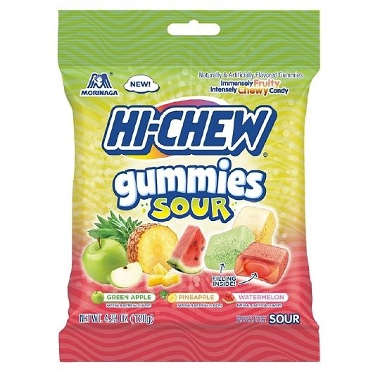 Hi Chew Sour Gummies Mix, 4.23 Ounce -- 9 per case