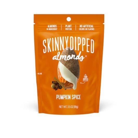Skinny Dipped Pumpkin Spice Almonds, 3.5 Ounce -- 10 per case
