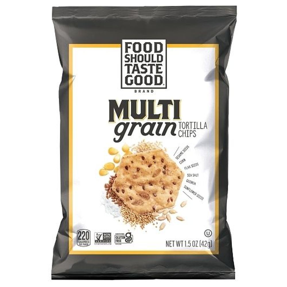 Food Should Taste Good Multigrain Tortilla Chips, 1.5 Ounce -- 24 per case