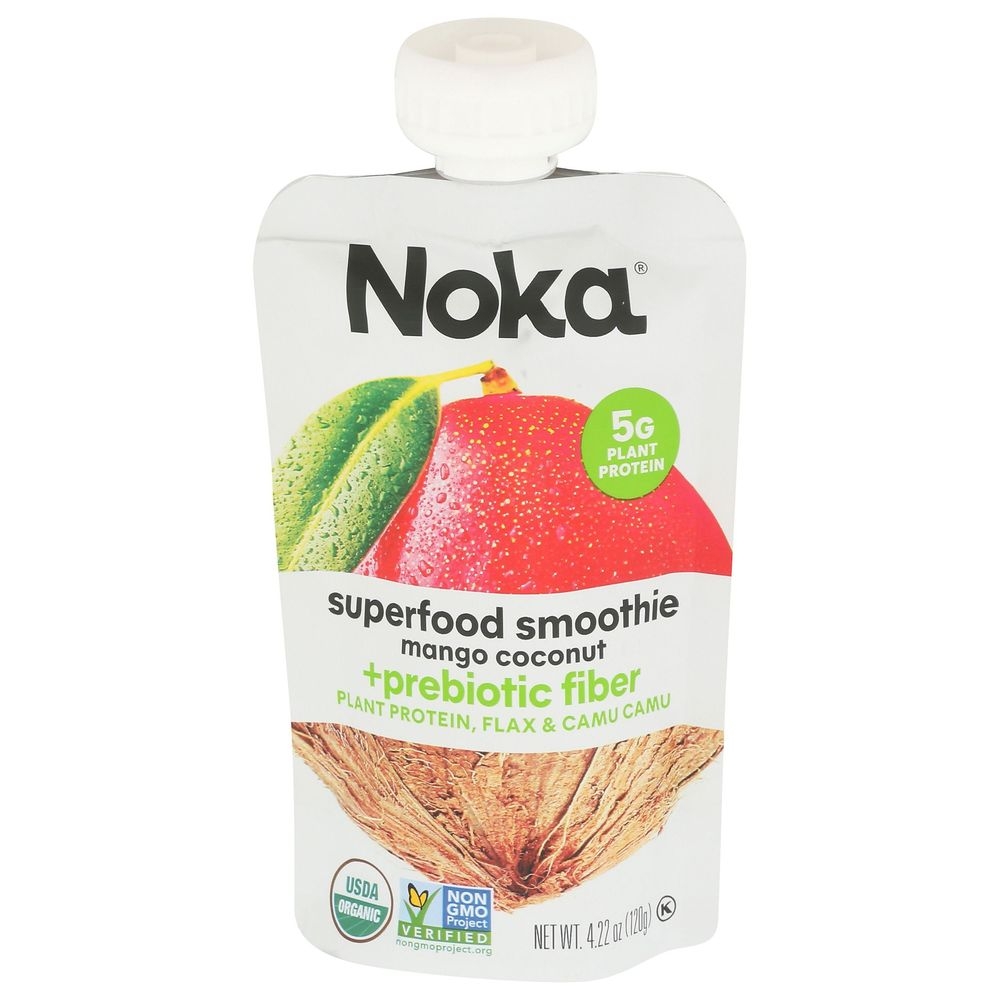 Noka Mango Coconut Superfood Smoothie, 4.22 Ounce -- 6 per case