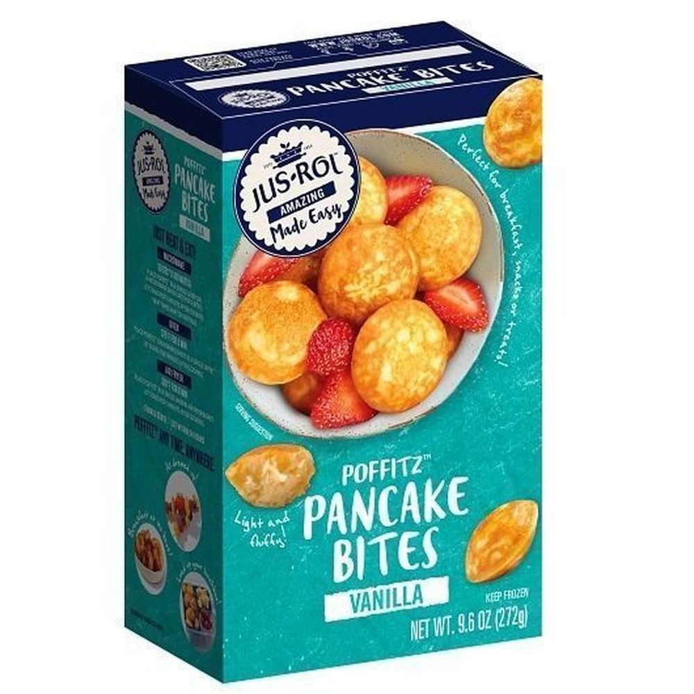 Jus Rol Poffitz Vanilla Pancake Bites, 9.59 Ounce -- 8 per case