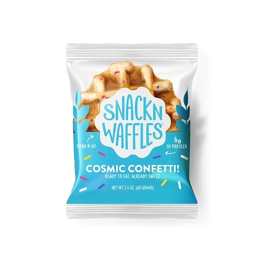 Snack N Waffles Cosmic Confetti Waffle, 2.4 Ounce -- 96 per case