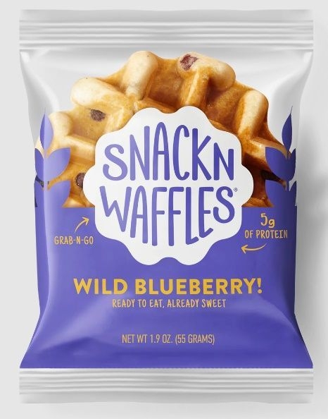Snack N Waffles - Wild Blueberry, 11.64 Ounce -- 8 per case