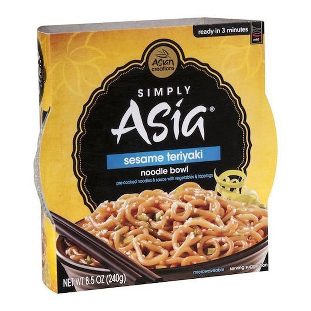 Simply Asia Sesame Teriyaki Noodle Bowl, 8.5 Ounce -- 6 per case