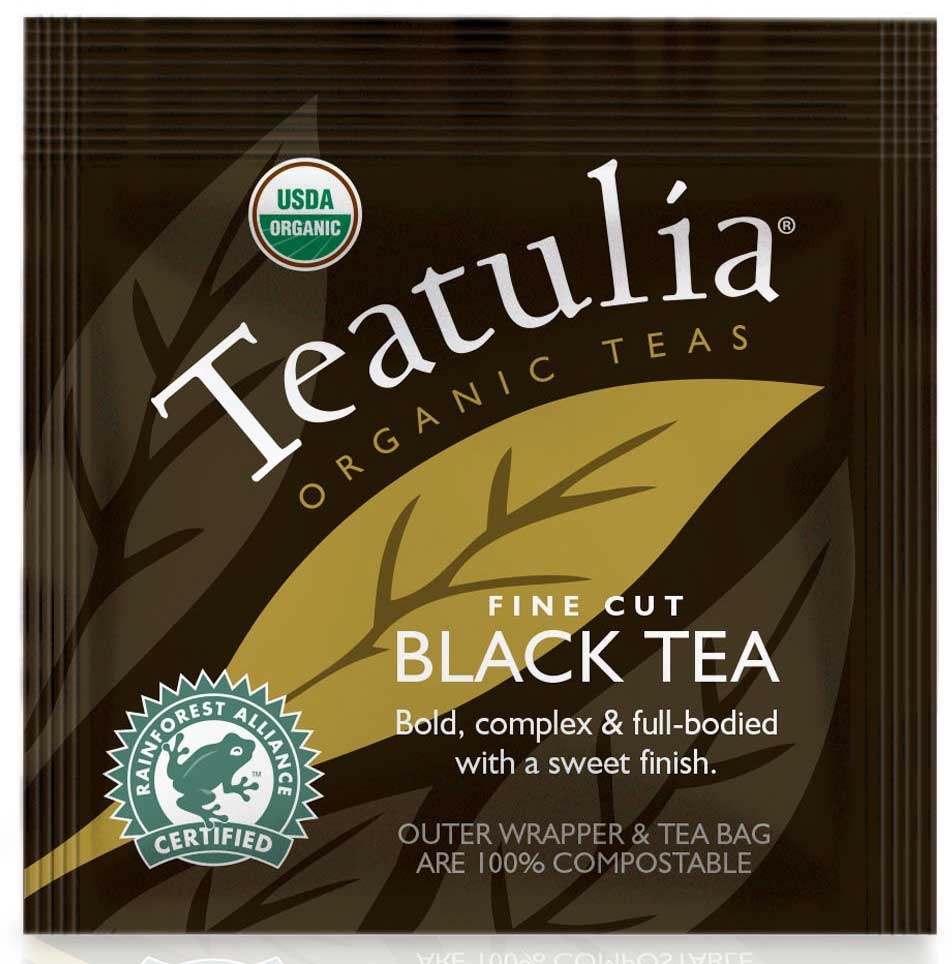 Teatulia Organic Wrapped Standard Black Tea -- 24 per case