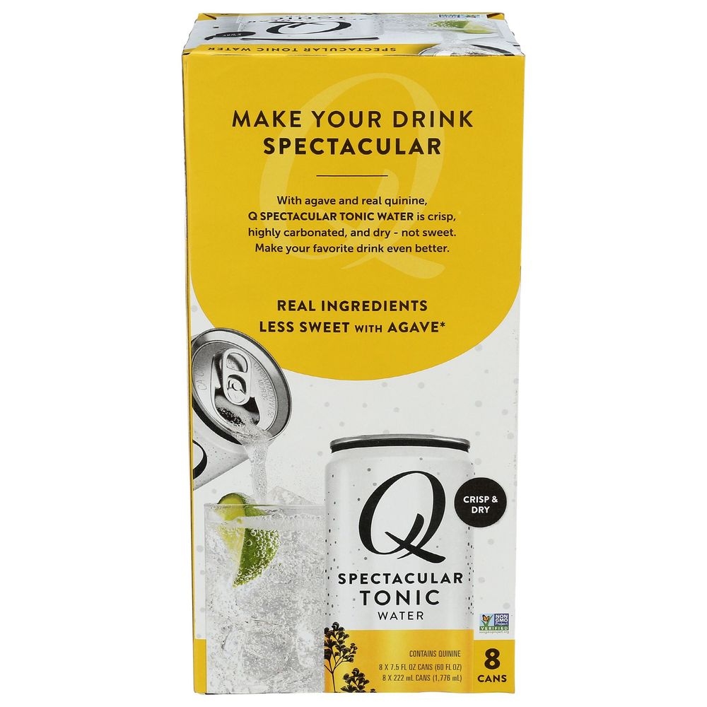 Q Tonic Water Mixer, 60 Fluid Ounce -- 3 per case