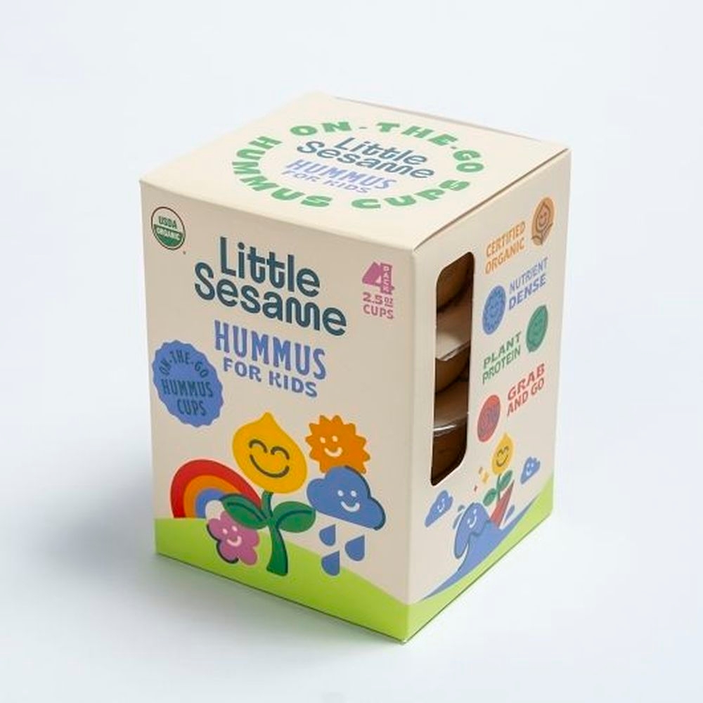 Little Sesame Classic Smooth Hummus for Kids, 2.5 Ounce - 36 per case