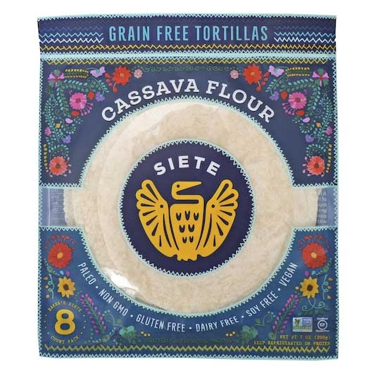 Siete Cassava Flour Tortilla, 7 Ounce -- 12 per case