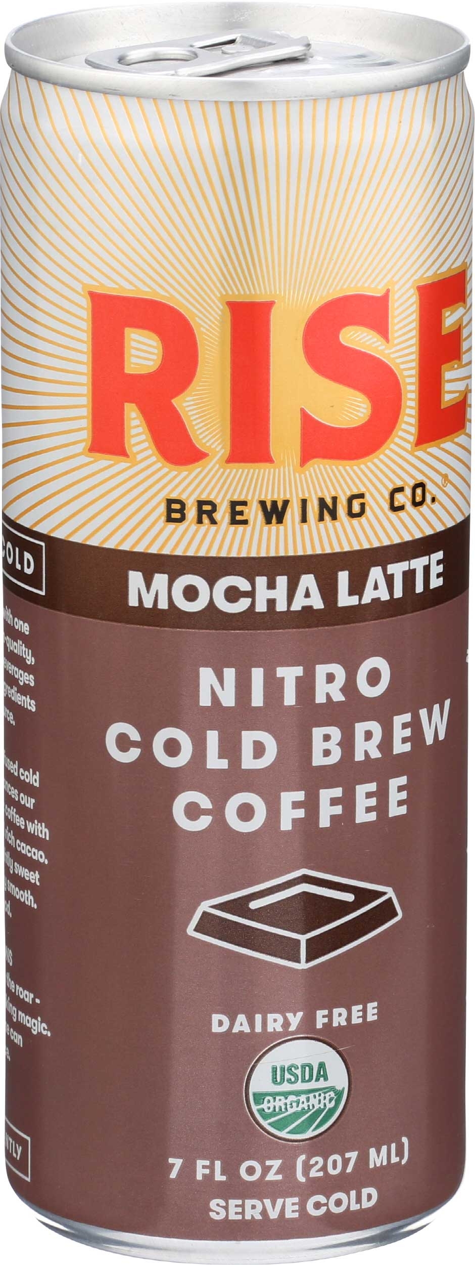 Rise Oat Milk Mocha Nitro Cold Brew Coffee, 7 Fluid Ounce -- 12 per case