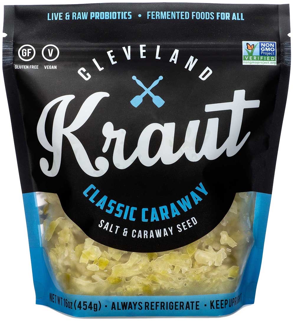 Cleveland Kraut Classic Caraway Raw Sauerkraut, 16 Ounce -- 6 per case