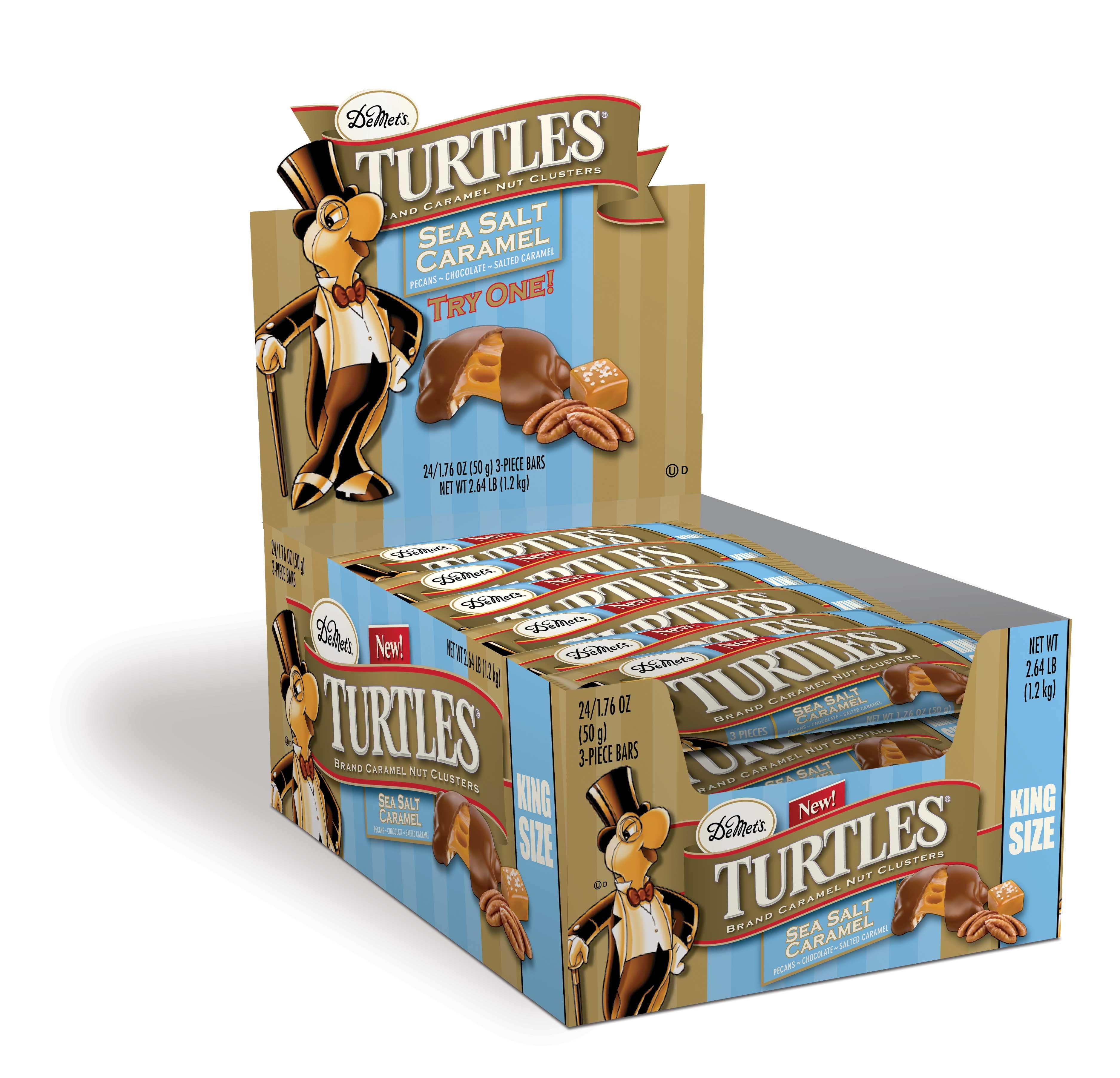 Turtles Sea Salt Caramel King Size Bar, 1.76 Ounce -- 144 per case.