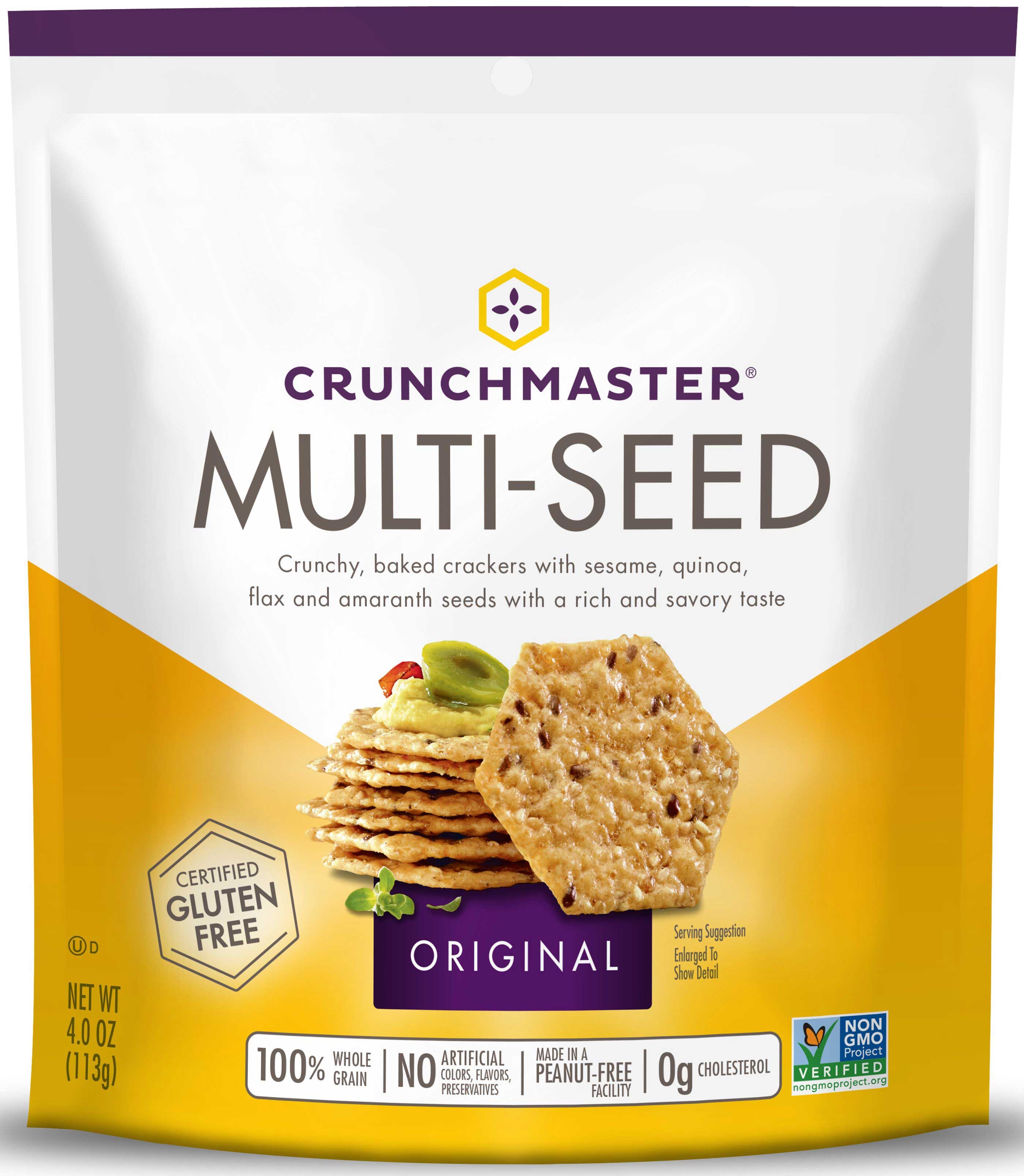 Crunchmaster Original Multi Seed Cracker, 4 Ounce -- 12 per case.