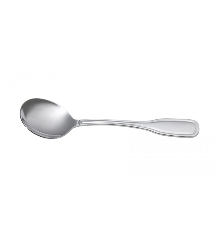 Arcoroc Koreware Capitale 18/0 Bouillon Spoon, 6 1/4 inch -- 36 per case.