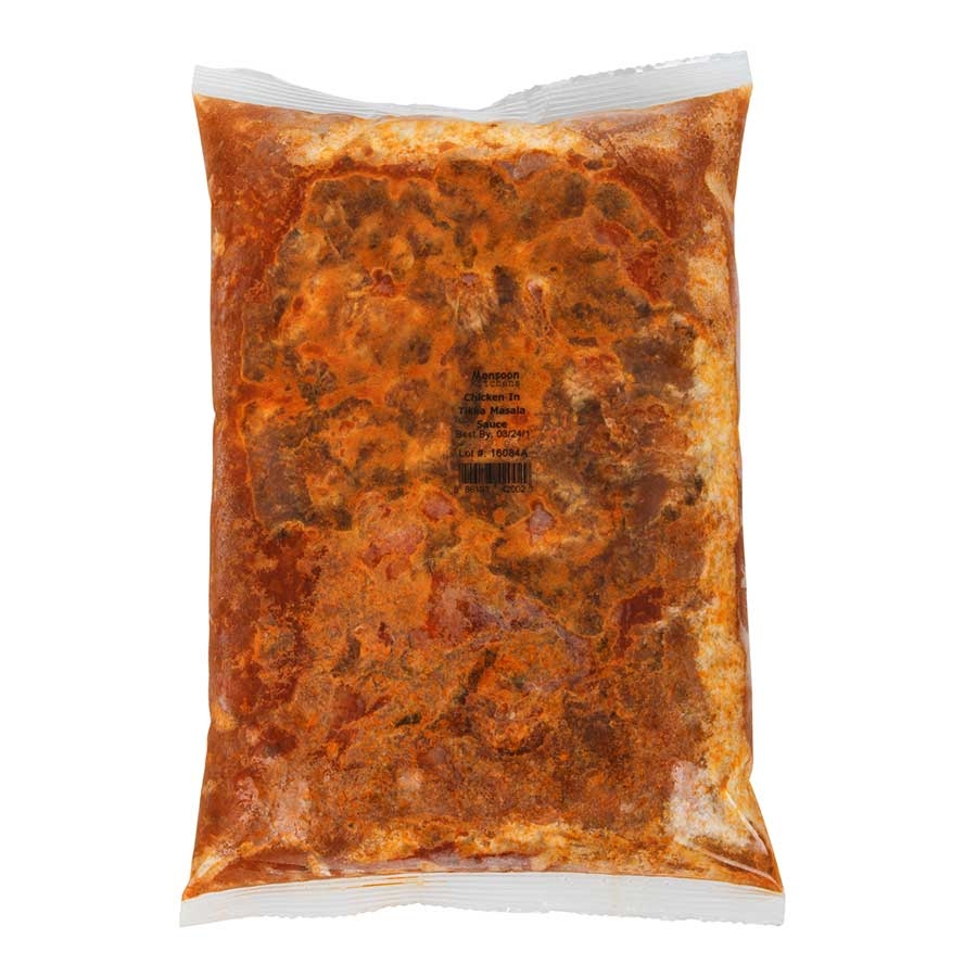 Monsoon Kitchens Chicken in Tikka Masala Sauce, 4 Pound -- 2 per case.