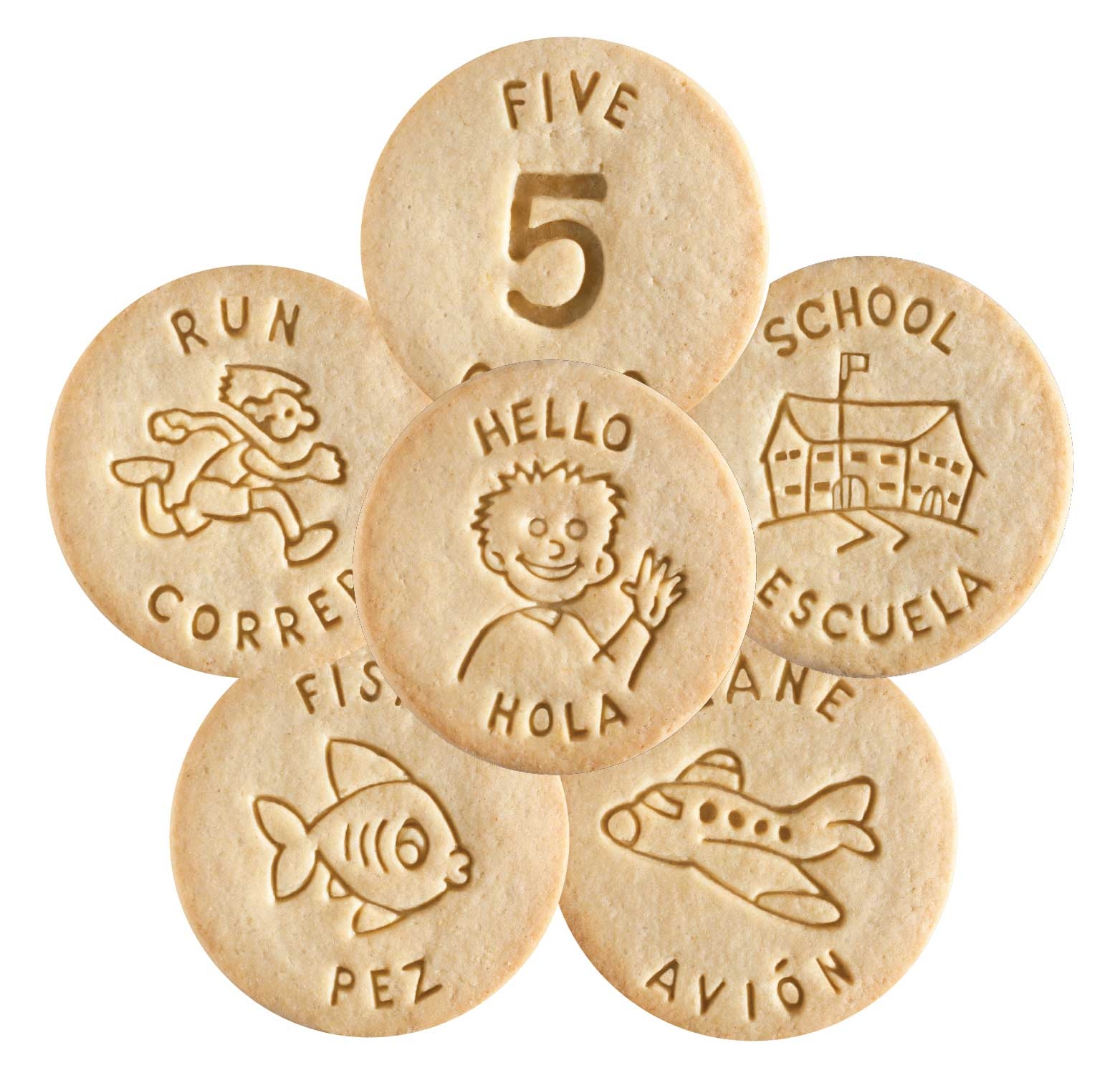 Dick and Jane English and Spanish Educational Snack, 1 Ounce -- 120 per case.