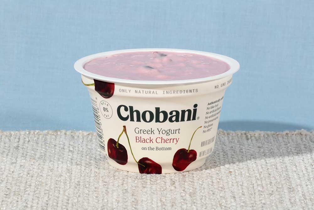 Chobani Non Fat Black Cherry Greek Yogurt, 5.3 Ounce -- 12 per case
