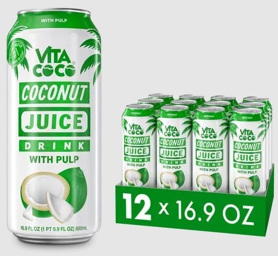 Vita Coco Coconut Juice With pulp, 500 Milliliter -- 12 per case