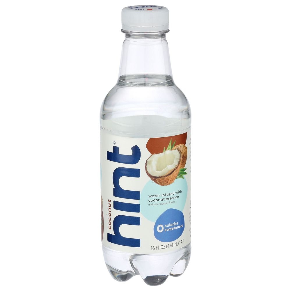 Hint Coconut Flavored Water, 16 Fluid Ounce -- 12 per case