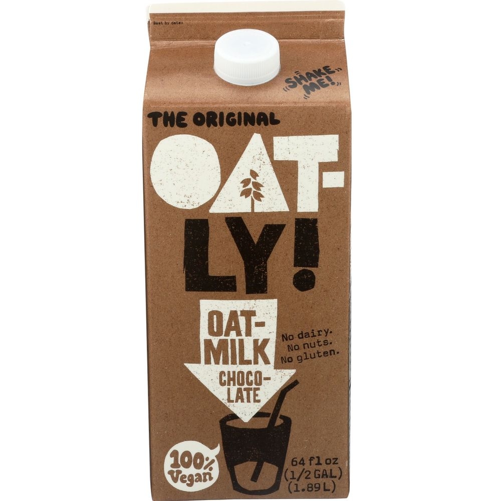 Oatly Chocolate Oatmilk, 64 Fluid Ounce -- 6 per case