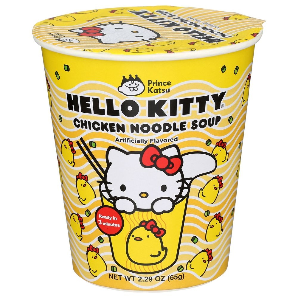 A-SHA Hello Kitty Chicken Noodle Soup, 2.29 Ounce Cup -- 6 per case