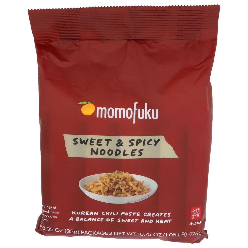 Momofuku Sweet Spicy Noodles, 16.75 Ounce -- 10 per case