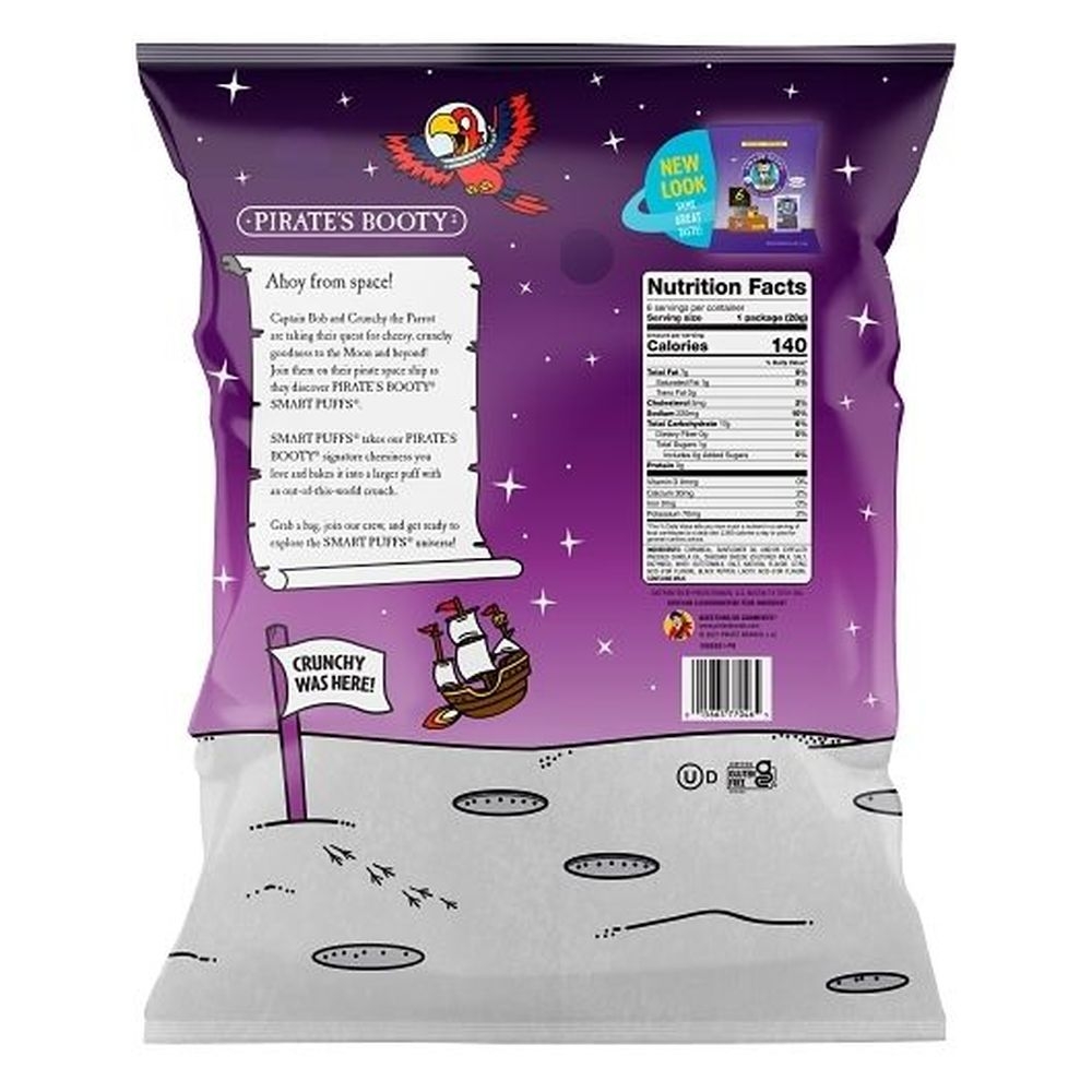 Pirate's Booty Real Cheese Puffs, 6 Ounce -- 12 per case
