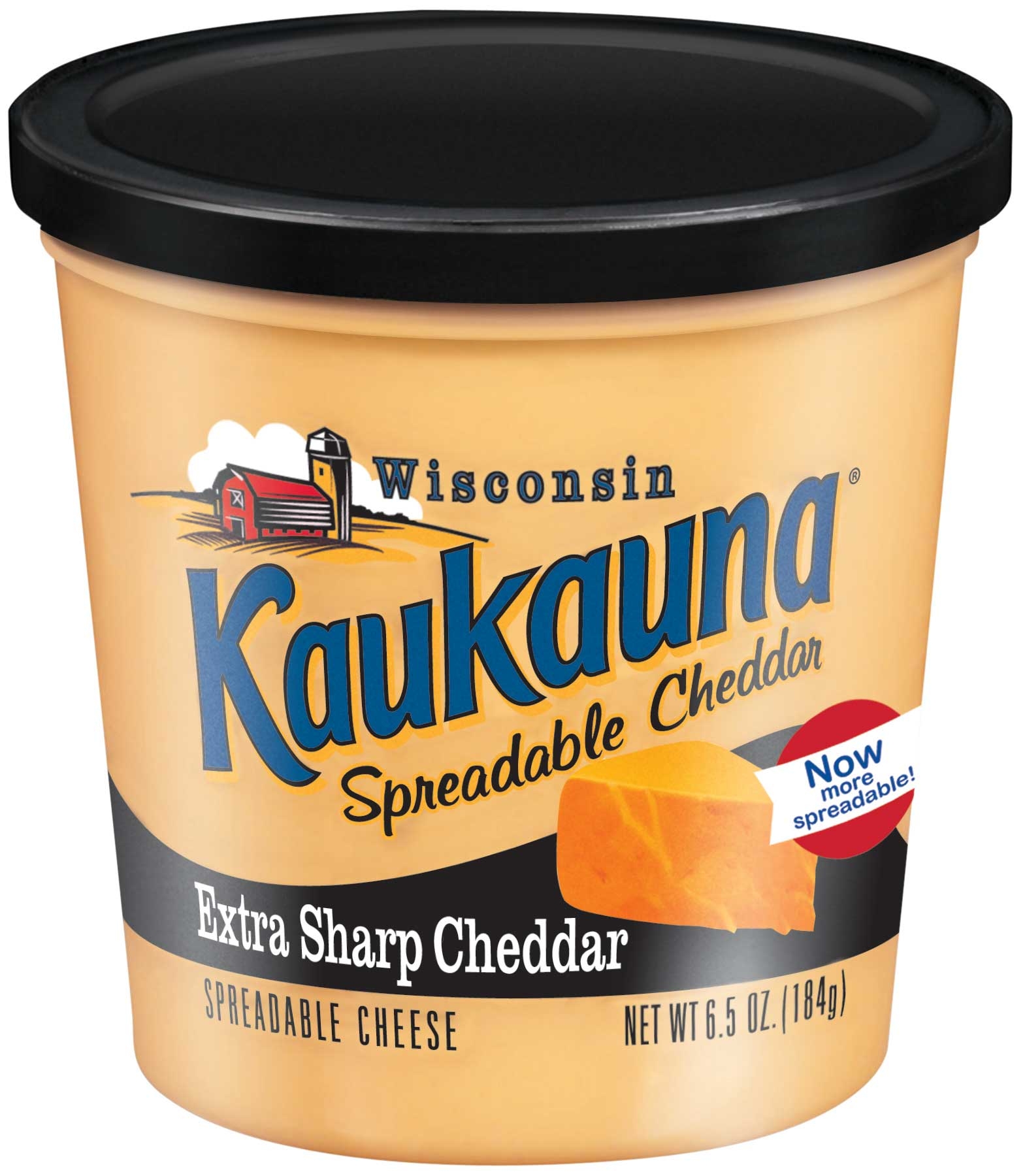 Kaukauna Extra Sharp Cheddar Cheese, 6.5 Ounce -- 12 per case.