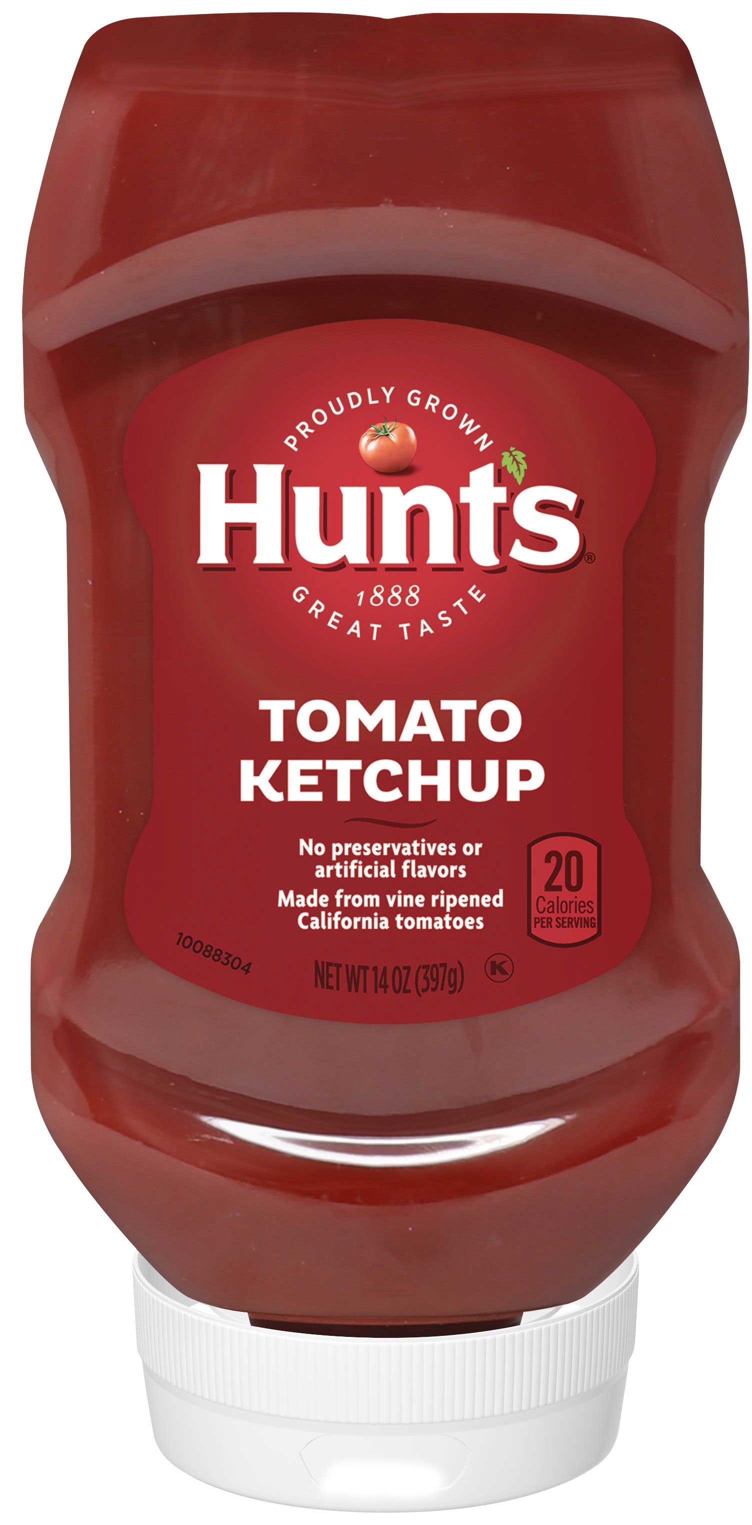 Hunts Tomato Ketchup, 14 Ounce Squeeze Bottle -- 12 per case.