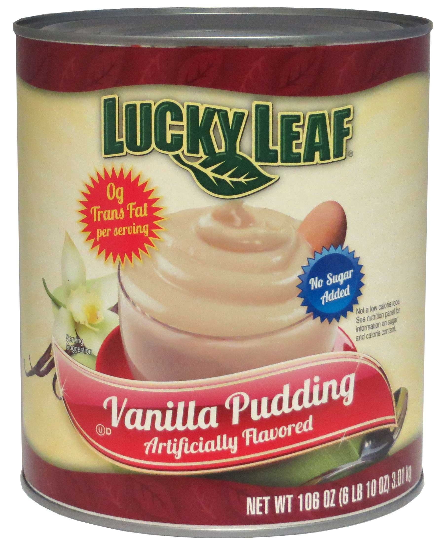Lucky Leaf Vanilla Pudding, 106 Ounce Can -- 3 per case