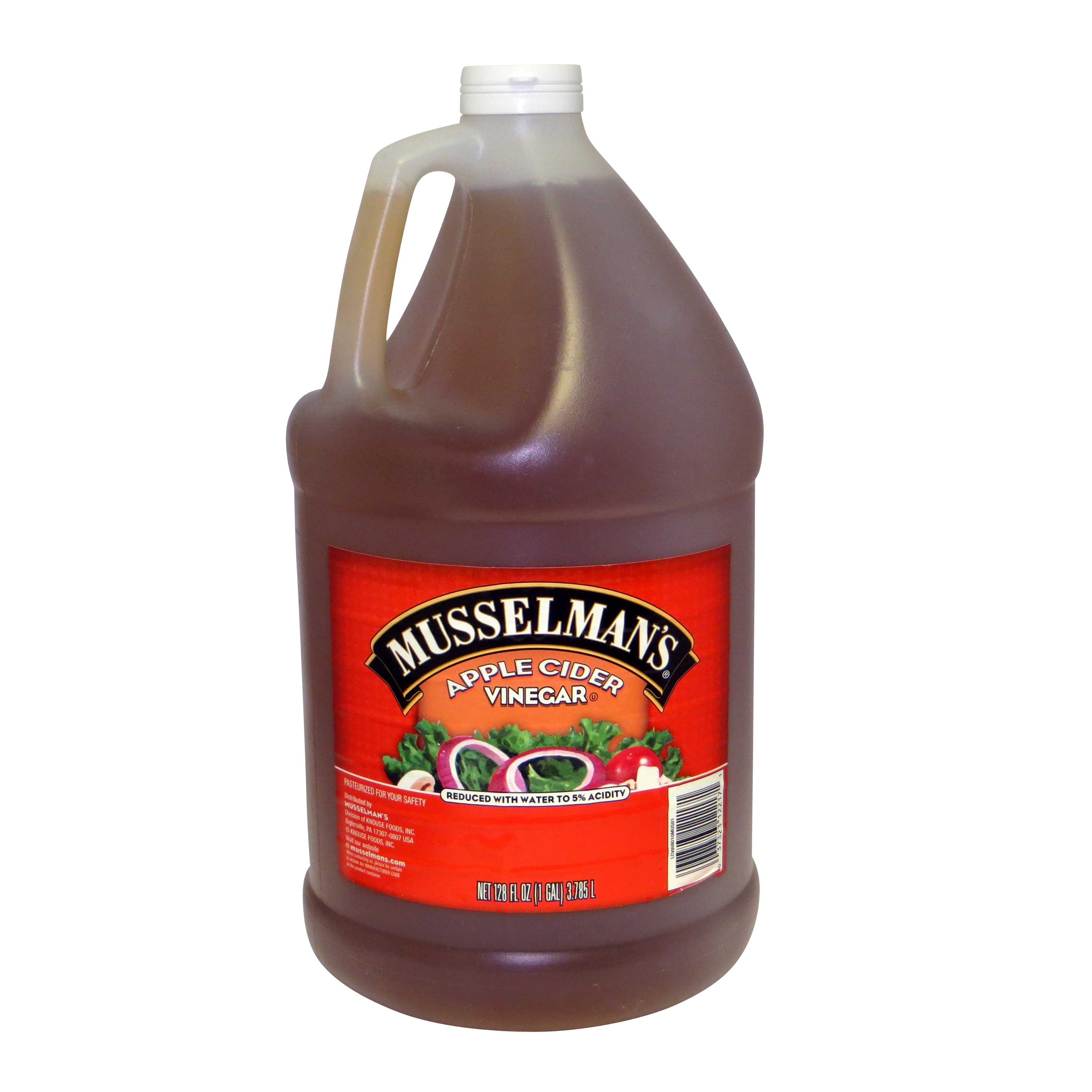 Musselmans Pure Apple Cider Vinegar, 128 Fluid Ounce -- 4 per case.