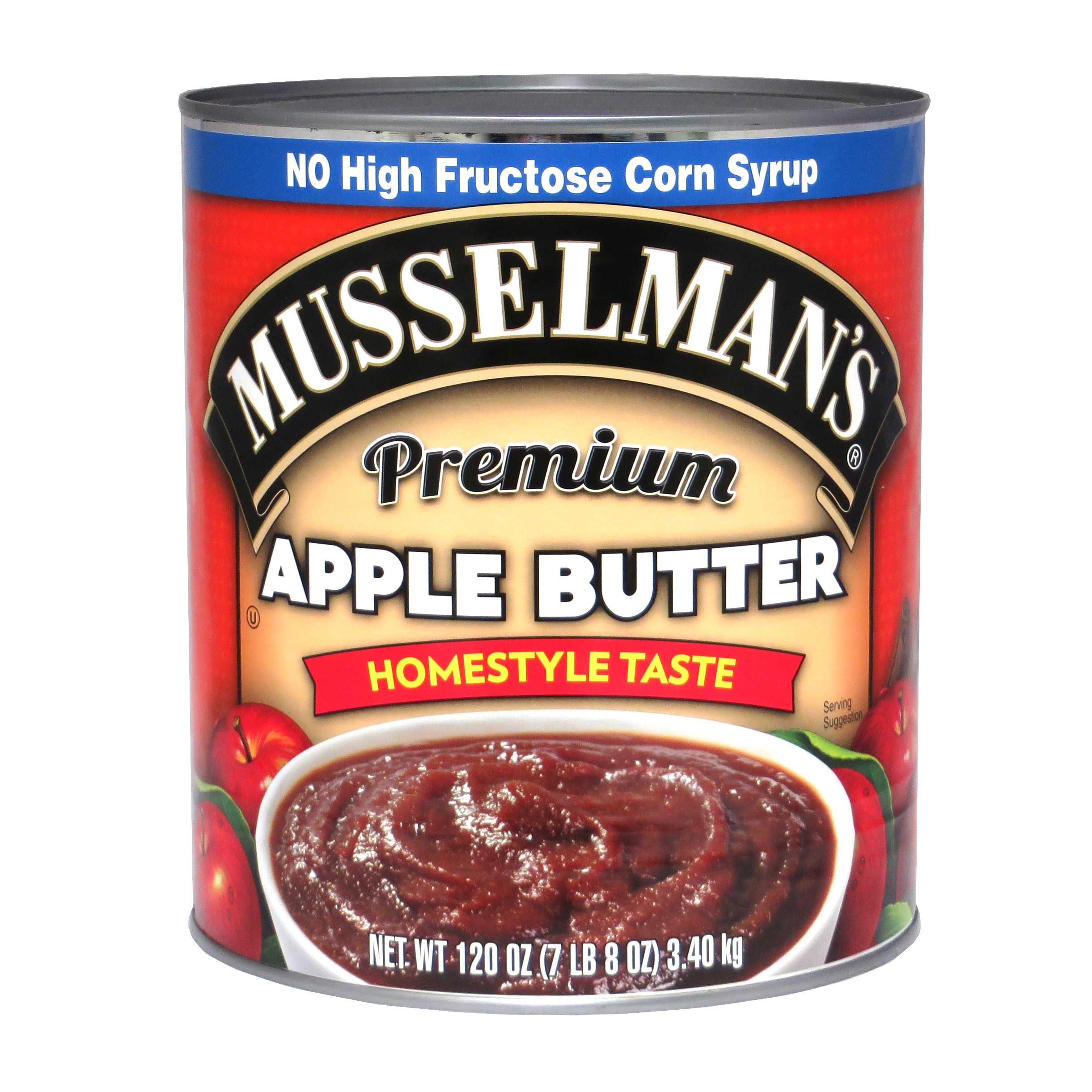 Musselmans Premium Apple Butter, 120 Ounce -- 3 per case.