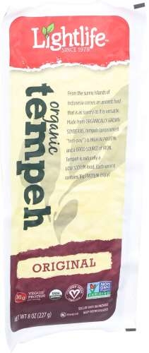 Lightlife Organic Original Soy Tempeh, 8 Ounce -- 8 per case