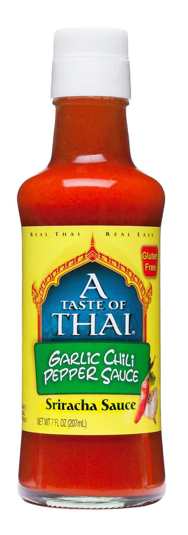 A Taste of Thai Garlic Chili Pepper Sauce, 7 Fluid Ounce -- 12 per case.