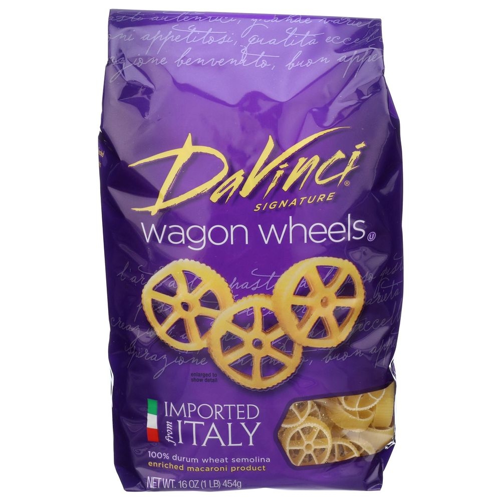 Davinci Wagon Wheels Pasta, 16 Ounce -- 10 per case