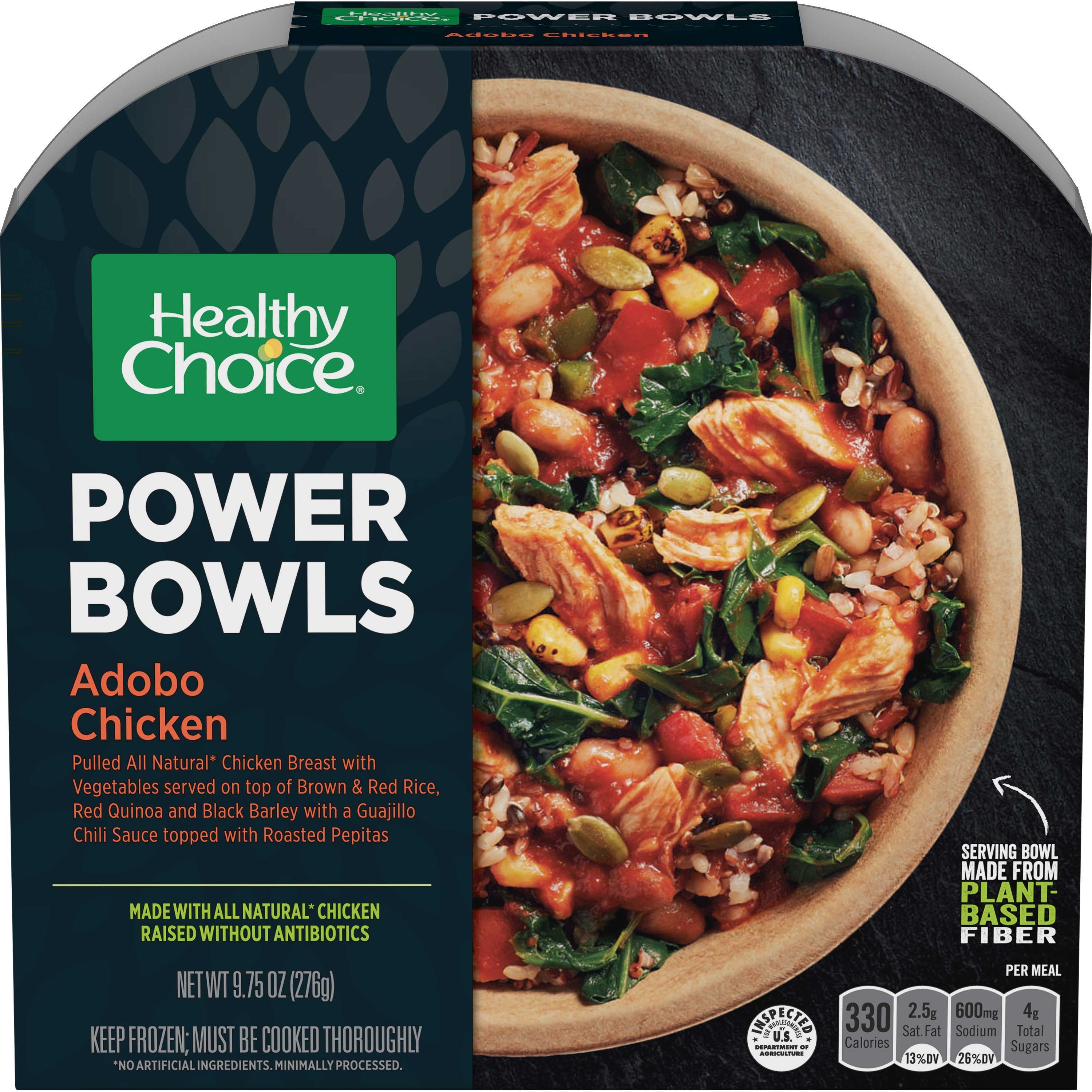 Healthy Choice Adobo Chicken Power Bowl, 9.75 Ounce -- 8 per case.