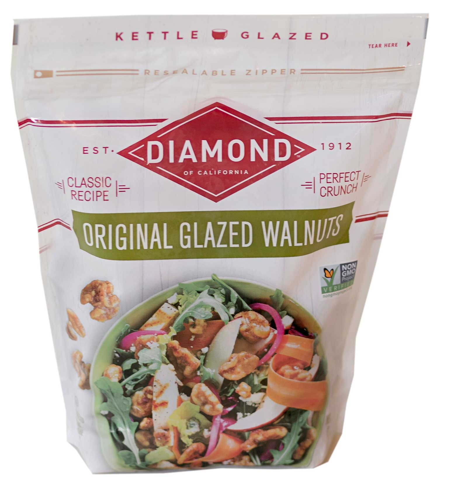 Diamond Glazed Walnut, 2 Pound -- 3 per case