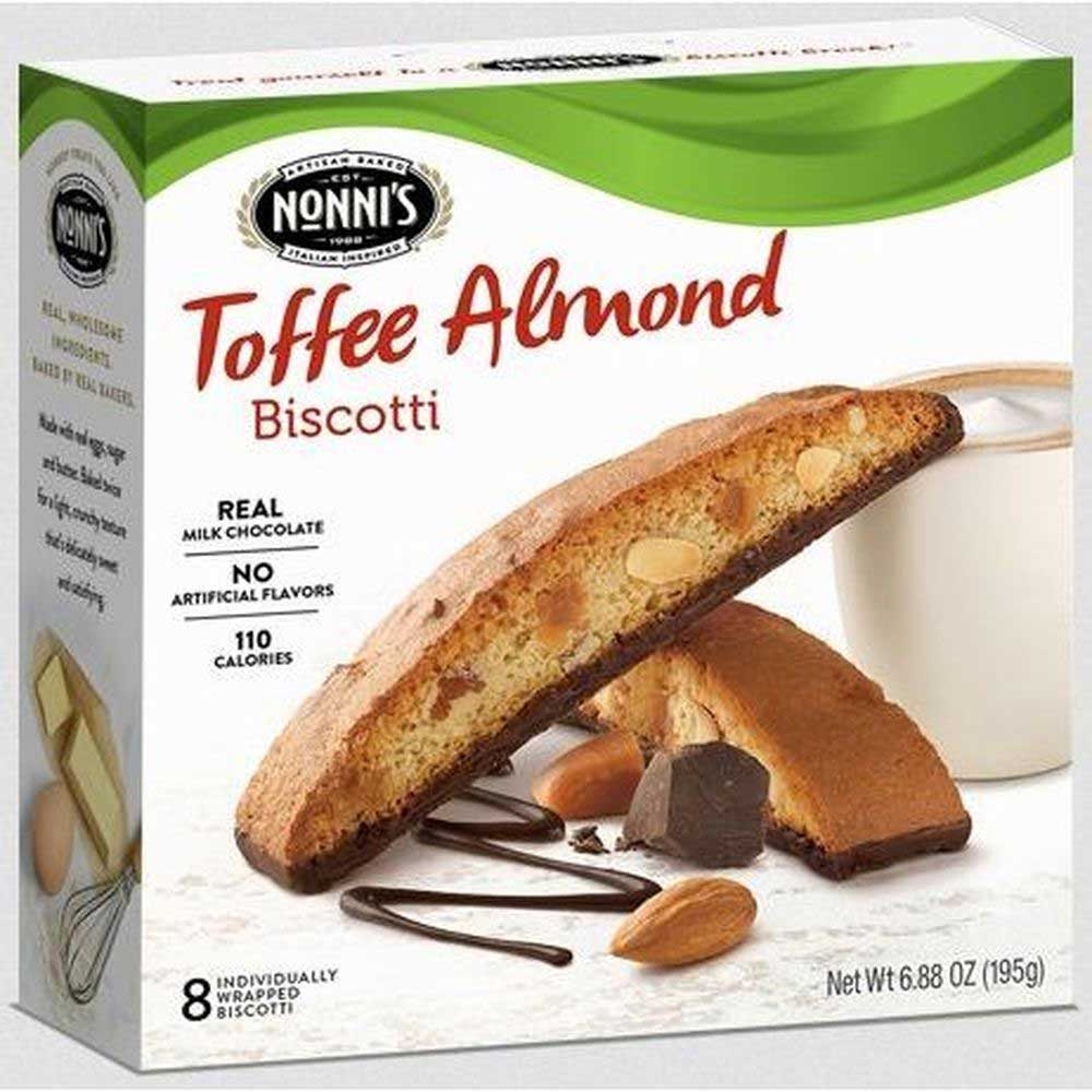 Nonnis Toffee Almond Biscotti, 6.88 Ounce -- 6 per case
