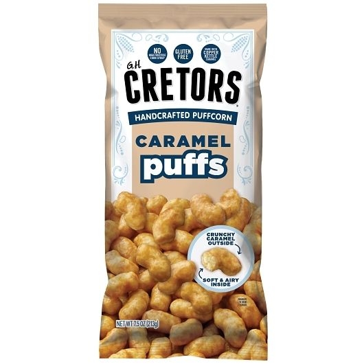 Gh Cretors Caramel Flavored Corn Puffs, 7.5 Ounce -- 12 per case