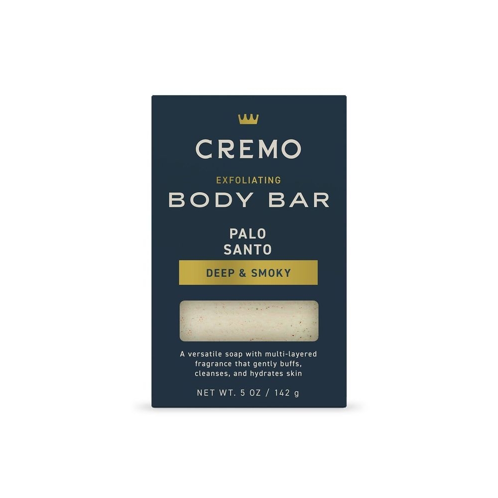 Cremo Palo Santo Exfoliating Body Bar, 5 Ounce -- 12 per case