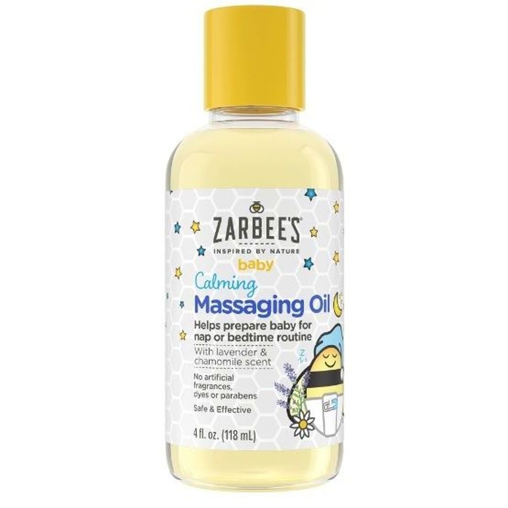 Zarbees Baby Calming Massaging Oil, 4 Fluid Ounce -- 12 per case