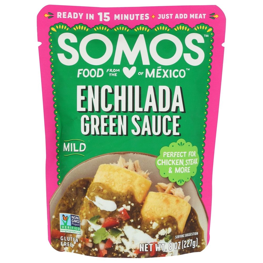Somos Mild Green Enchilada Sauce, 8 Ounce -- 6 per case
