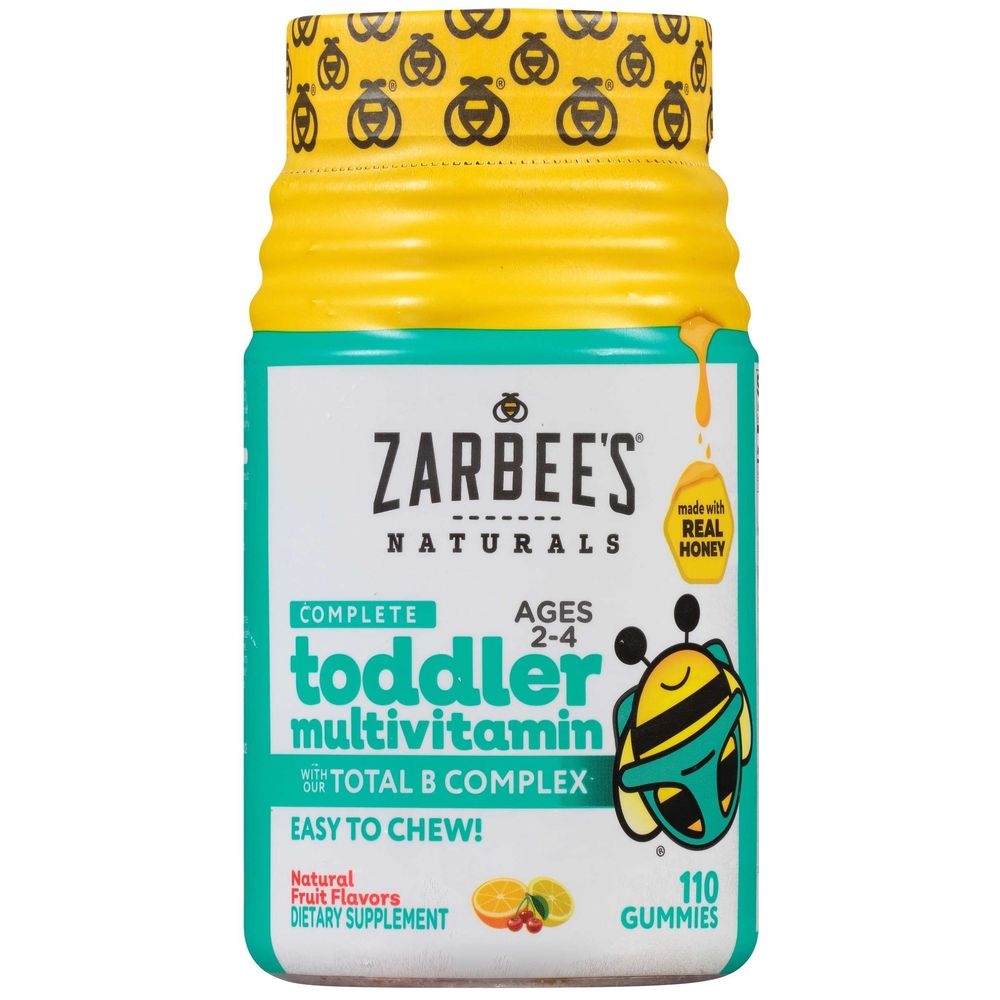 Zarbees Toddler Multivitamin Gummies - 110 per pack -- 12 packs per case